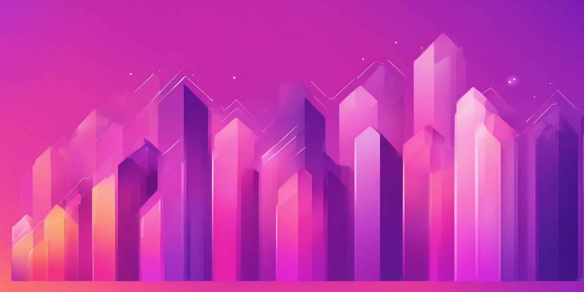 Ranking in flat illustration style, colorful purple gradient colors