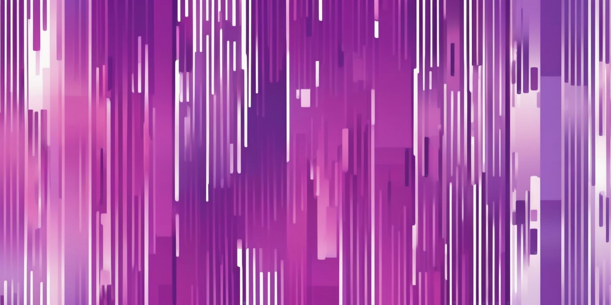 Barcode in flat illustration style, colorful purple gradient colors