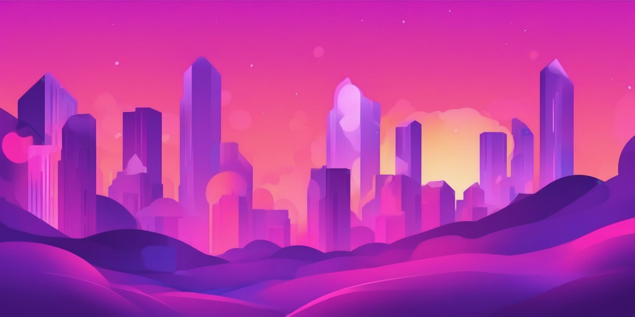 Refresh in flat illustration style, colorful purple gradient colors