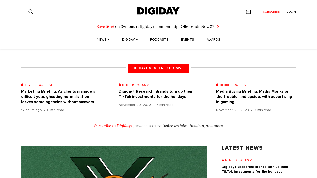 DigiDay website